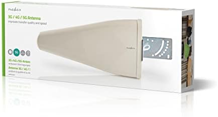 NEDIS 5G / 4G / 3G Antenna | GSM / 3G / 4G / 5G | Indoor and outdoor areas | 698-5000MHz | Gain dBi (with antenna cable): 11 dB | 4.00m | White 4.00 m White