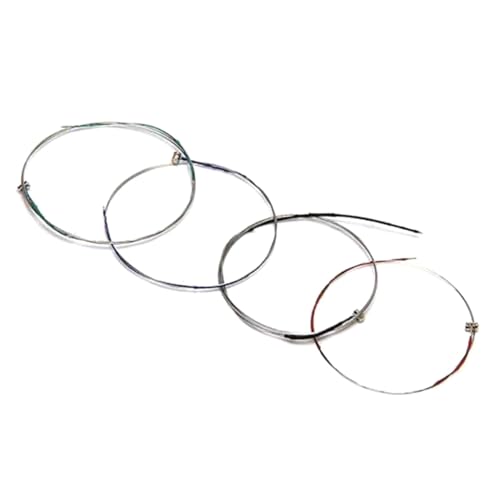 WEISUYUUS 4pieces Violin Strings Universals Full Set EADG Universals String Steel Cores Violin String for 3/4 & 4/4 Violin Instrument