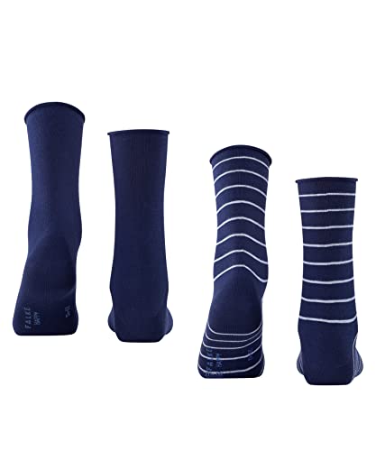 FALKE Women Happy Stripe 2-Pack Cotton Socks2