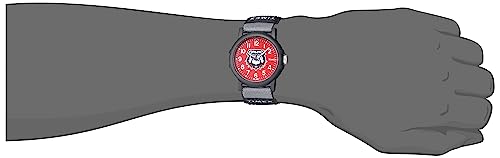 Image of Timex Unisex Collegiate Recruit 38mm Watch - Tennessee Volunteers with Black Fabric Strap