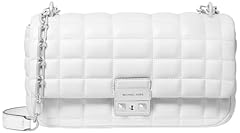 Silver-tone Hardware/Optic White