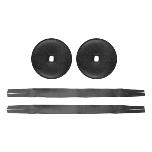 Generic Cymbal Strap Pair with Soft Padding for Musical Accessories, Black