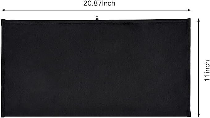 Image of Jesra Dust Productive Bag Case Sleeve Pouch for Universal Keyboard, Logitech /Razer /Das /Havit /Apple Magic Keyboard Protector, Wireless /Wire Computer /Gaming PC Keyboard Dust Cover-Black