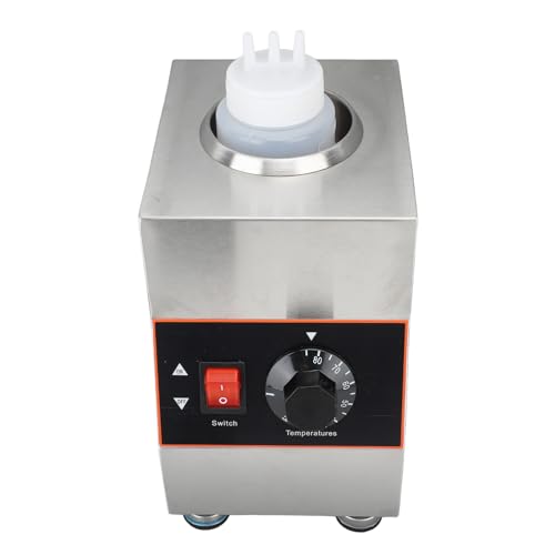 Calentador de salsa Haofy 650ML 160W control de temperatura acero inoxidable miniatura 2