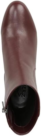 Naturalizer Womens River Heeled Ankle Bootie Cabernet Sauvignon Red Leather 8 M | Image 1