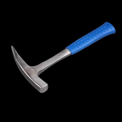 Geological Hammer 45# Tool Steel Quenching Exploration Hammer Mudwork Hammer Chicken Mouth Hammer Tip Head Hammer HRC50