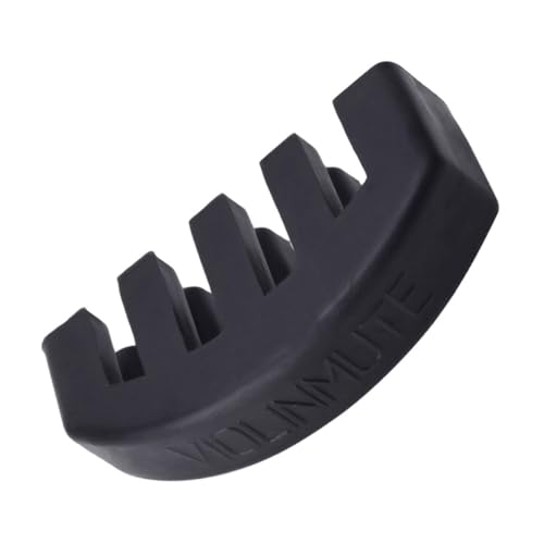 UPKOCH 小提琴用ゴム製弱音器 軽量 持ち運び便利 家とトレーニング向け 簡単取り付け 耐久性 静音練習用アクセサリー