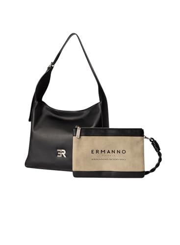 Bolso Hobo Anémona Black ERMANNO FIRENZE de gran comodidad