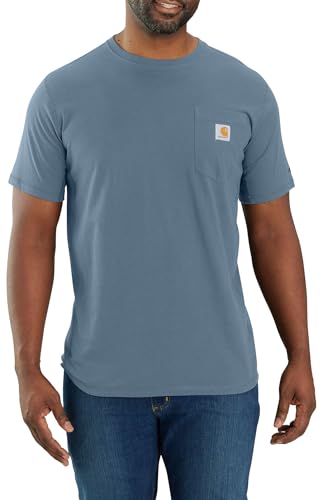 Image of Carhartt Men's Force Relaxed Fit Midweight Short-Sleeve Pocket T-Shirt
