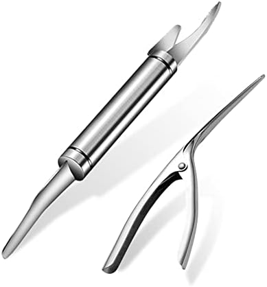 Shrimp Deveiner Tool and Peeler Set Multifunctional Shrimp Deveining Tool Efficient Shrimp Peeler and Deveiner Tool Portable Shrimp Cleaner Shrimp Knife for Easy Shrimp Deveining