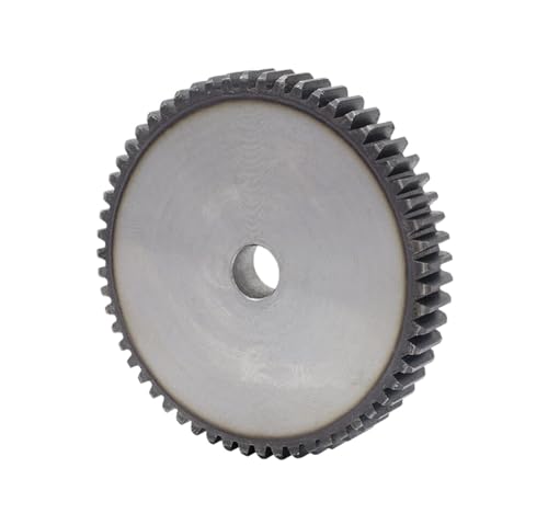 Bevel Gear Pinion Hardware Mechanical Cylindrical Gear 2M57T/58T/59T/60T Low Carbon Steel High-Frequency Quenching for Teeth Flat Gear Teeth Height 20mm Bore 16mm(58 Teeth)