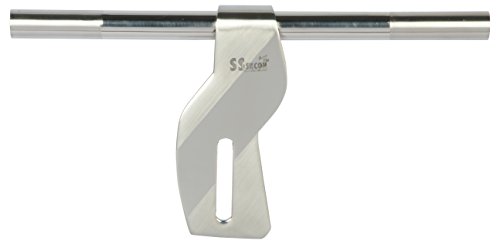 Image of 16mm x 10 inch, Aldrop Door Bolt | Stainless Steel, Pack of 16 (4 Sets), Door and Cabinet Use