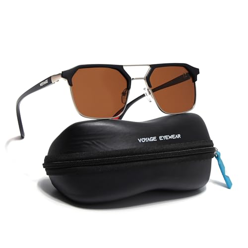 Image of Voyage Square Polarized Sunglasses for Men & Women