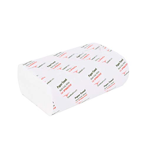 Cardinal Health SPTMULTFLD Standard Multi Fold Paper Towel, 9.2 x 9.4IN, White