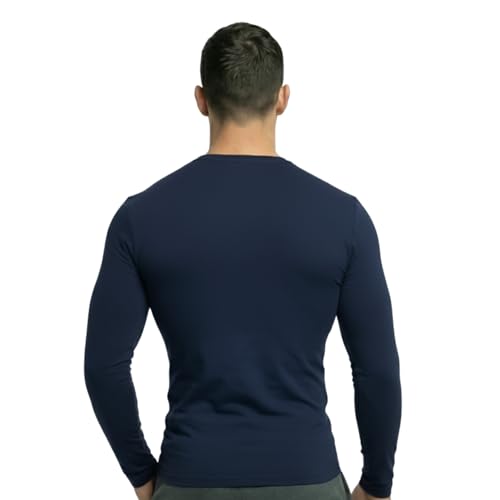 Image of Men's Compression Shirts Long Sleeve, Base-Layer Quick Dry Workout T Shirts Sports,Gym, Running T-Shirt