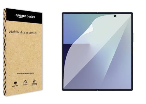 Image of amazon basics Acrylic Screen Guard for Samsung Galaxy Z Fold 7 5G |Edge to Edge Full Coverage with Easy Installation Kit Clear