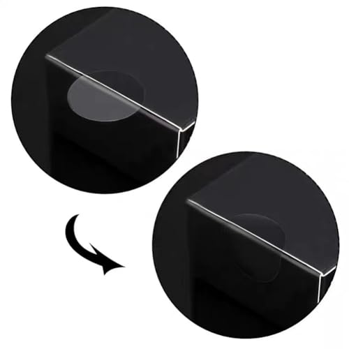 Runde Transparent Aufkleber 1000 Stück, 5 cm Selbstklebend Etiketten Klar Kreis, Durchsichtig Siegel Klebepunkte Punktaufkleber Verschlussetiketten, Round Wafer Seals Sticker für Verpackung, Umschläge