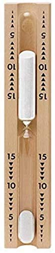 Sauna Sanduhr Exklusiv, weißer Sand