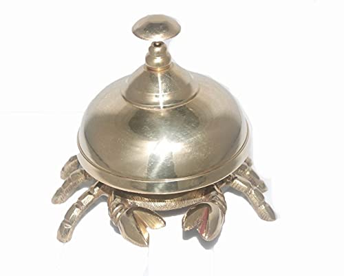 AEspares Cloche de table nautique en laiton de type araignée à collectionner