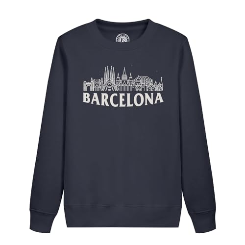 Barcelona minimalistisk Spanien Barcelona tröja barn resor, Färg: blå, 6 �r