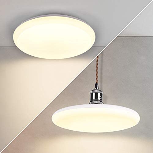 Lampe de plafond cuisine imperméable LED 24W 4000K pour bureau et placard