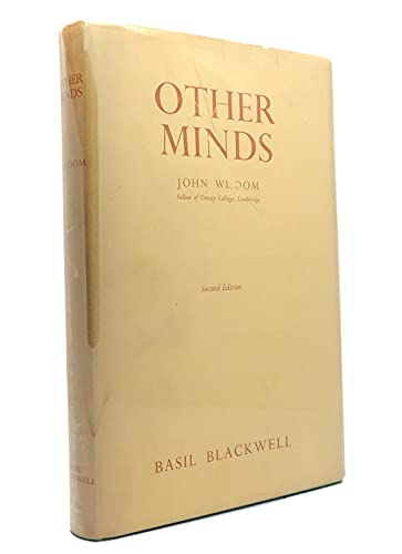 Other Minds. Second Edition 0631084002 Book Cover