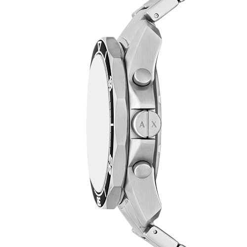 Image of Armani Exchange A|X Dive-Inspired Stainless Steel Watch for Men