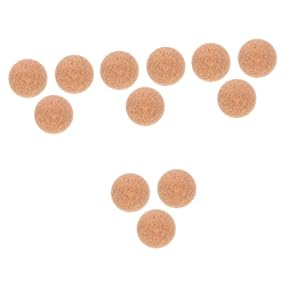 Toyvian 12 Stück Tischfußball Korkbälle