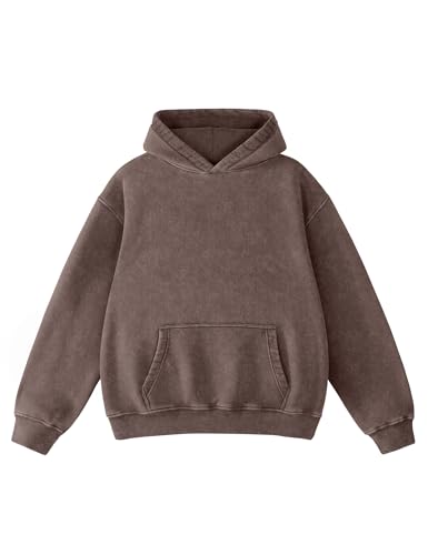 Image of Hatant Oversized Hoodie Sweatshirts for Men Couples Heavyweight Hoodies Pullover Vintage Mens Acid Wash Sweaters Clothes 2026