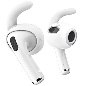 Keybudz EarBuddyz Siliconen oordopjes voor Apple AirPods 3, EarPods hoofdtelefoon, oorlussen, antislip, sport, wit