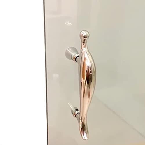 Poignée de porte en verre SUS304 polie 5,7 pouces CFWSHJ antirouille