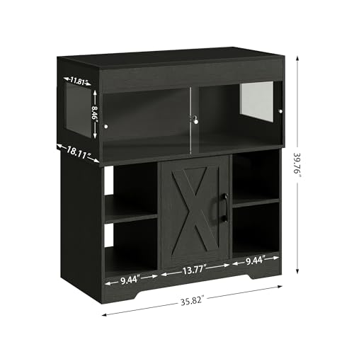Image of Herture 40 Gallon Reptile Terrarium Tank with Cabinet,Reptile Enclosure