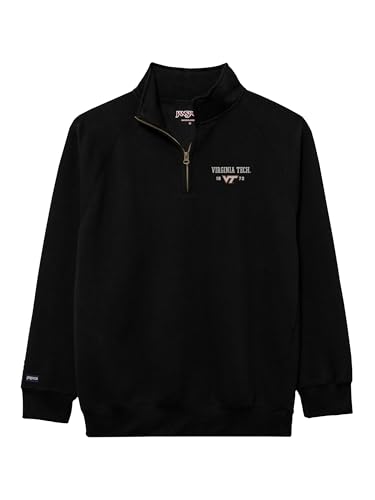 Image of JanSport Unisex Adult NCAA Officially Licensed Rival Long Sleeve Stand-Up Collar Quarter Zip Sweatshirt