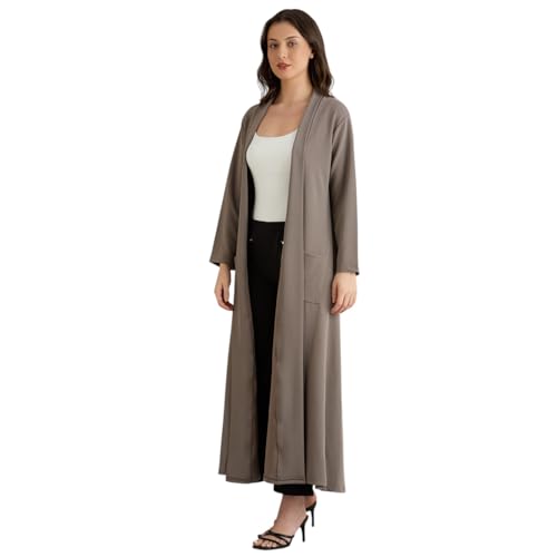 Image of Smarty Pants women's cotton open front trench jacket.