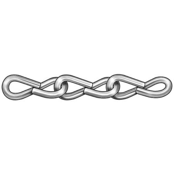 Jack Chain, Single, Zinc, Sz 18, 5 Lb, 100 Ft