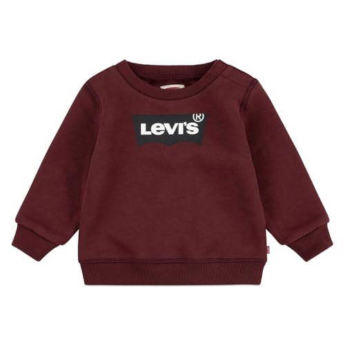 Levi's Lvb Batwing Crew Sudadera, Trufa de Chocolate, 3 Meses Bebé Niño