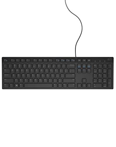 DELL KB216 clavier QWERTY Pannordique Noir