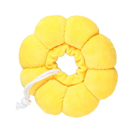 LEDMOMO シーシー犬 猫用 保護首輪 舐め防止 リカバリー コーン 柔らかいコッ素材 視界を遮らない設計 腹部の怪我 手術後 皮膚トラブル対策 小型犬や猫に適した多目的使用