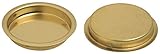 Stanley Hardware S403-512 CD40-3512 Solid Brass Flush Round Pull in Bright Brass, 2 pack