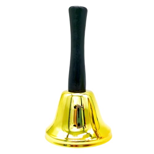 Ya en mundofriki.es: Campana de mano, 1 Piezas Campana De Mano de Navidad, Fun Metal Call Bell para servicios, Anillos para escuelas, Recepciones, Servicio en hoteles, Meditación, Decoración y oraciones