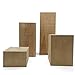 Produktbild Birkenprofis Holzblock massiv 4er Set | 40/30/20/10x15x15cm Holzklotz Birke Holzwürfel Klotz