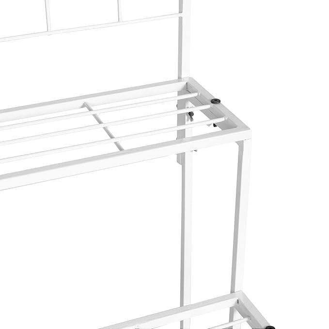Image of Niyara || Metal Planter Stand || Flower Pot Stand for Planters || Plant Stand Indoor | (White 4-tier)