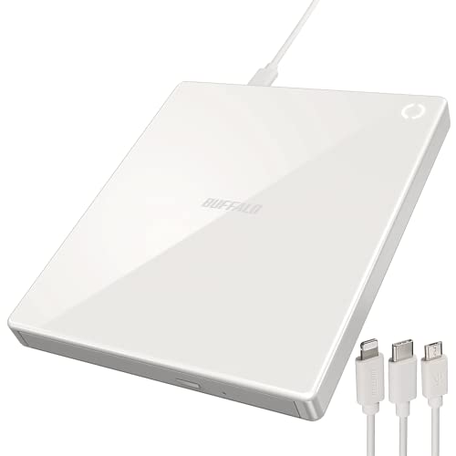 新品未使用 BUFFALO ラクレコ+ (LRR-C1) ホワイト バッファロー iPhone CDレコーダー ホワイト