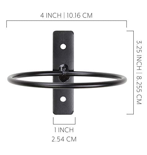 Darware 4-Inch Metal Wall Ring Planters (4-Pack); Wall Mounted Holder For Plants And Flowers #TOP5
