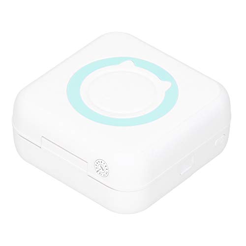 Thermal Printer Wrong Question Printing Label Printer Portable Label Maker Machine Barcode Printer (Green)