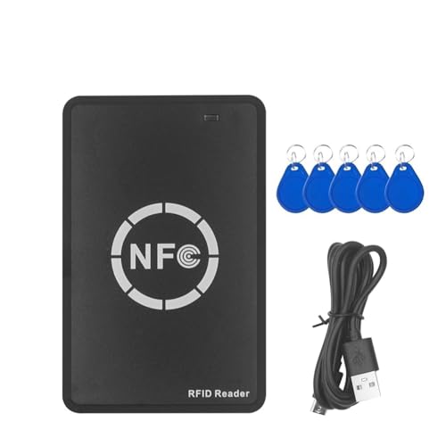 Wsikafxn ID NFC�X�}�[�g�`�b�v���[�_�[/���C�^�[+5XCUID�L�[�`�F�[��125K 13.56M�R�s�[ID�����^�O�R�s�[�N���[��ID IC�L�[�o�b�W�R�s�[