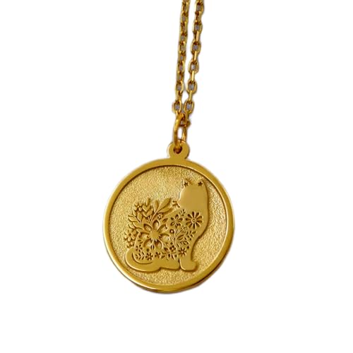 Collier commémoratif chat argent 925, surmontez la perte de votre animal