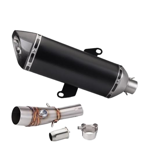 Silencieux Échappement Moto 470mm Anti Vibration pour Forza350 NSS350 Raccord TYPE-A