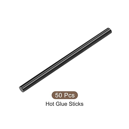 Rebower Hot Glue Sticks Mini Adhesive Hot Melt Glue Gun Sticks, [for Art, Craft, DIY, Card Making] - 0.44\" x 8\"/Black/50 Pcs - Thumbnail 5