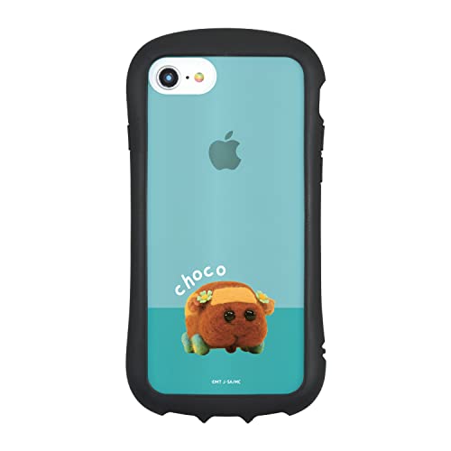 グルマンディーズ バンダイ PUI PUI モルカー iPhoneSE(第2世代)/8/7/6s/6(4.7インチ)対応ハイブリッドクリアケース チョコ BPMC-08D